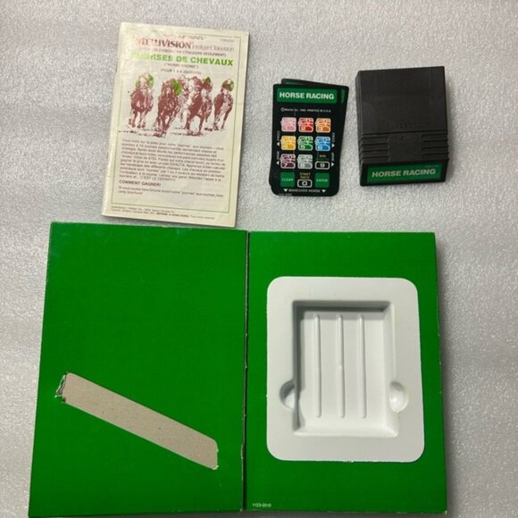 Mattel Intellivision Triple Action and Horse Racing Vintage Video Games - Picture 4 of 5